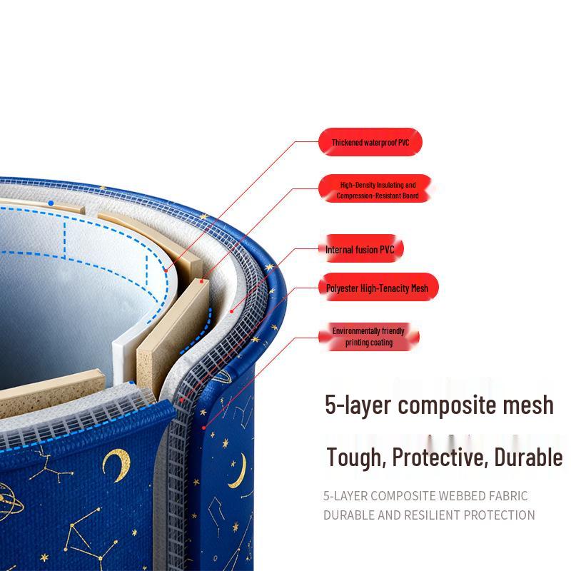 Foldable Insulated Oxford Cloth Adult Bathtub