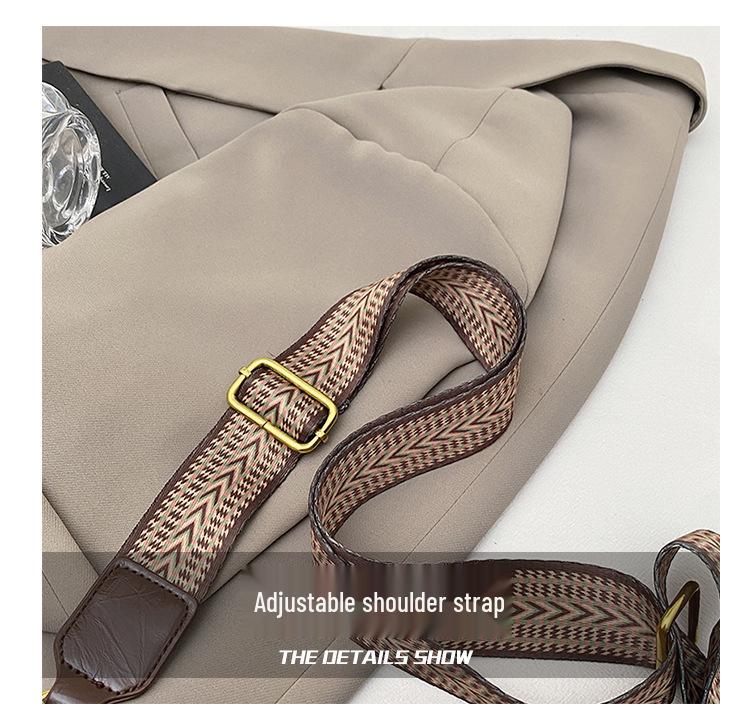 Niche Women's Retro Crossbody Dumpling Bag - 2025 Autumn/Winter Collection, Versatile High-End Shoulder Bag.
