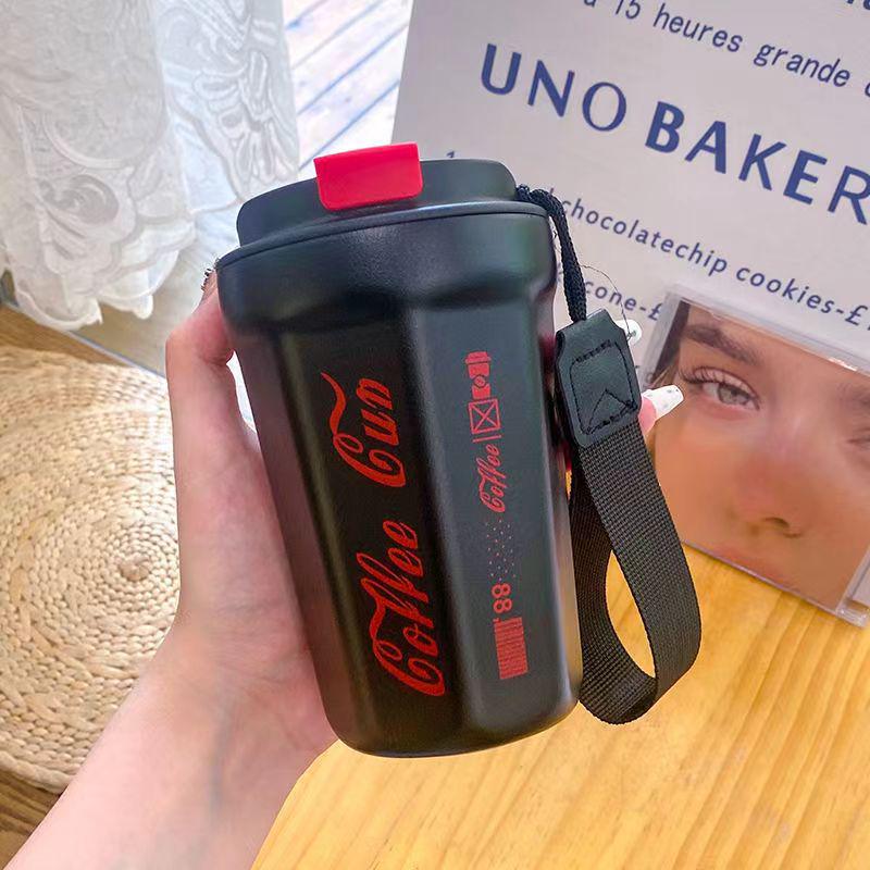 Insulated 316 Stainless Steel Coffee Cup for Students - Ideal for Outdoors, Car Use, and Gifting