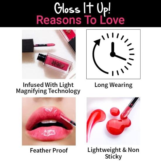 Nykaa Gloss it Up! High Shine Lip Gloss - 01 Honey Boo