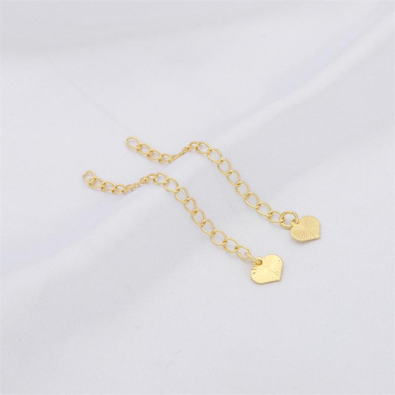 

Позолоченная медь, заполненная золотом, регулируемая удлинительная цепочка для браслетов и ожерелий