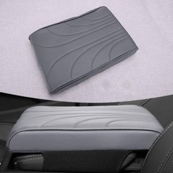 PU Leather Car Center Console Armrest Pad Cushion Cover Protection Mat Universal