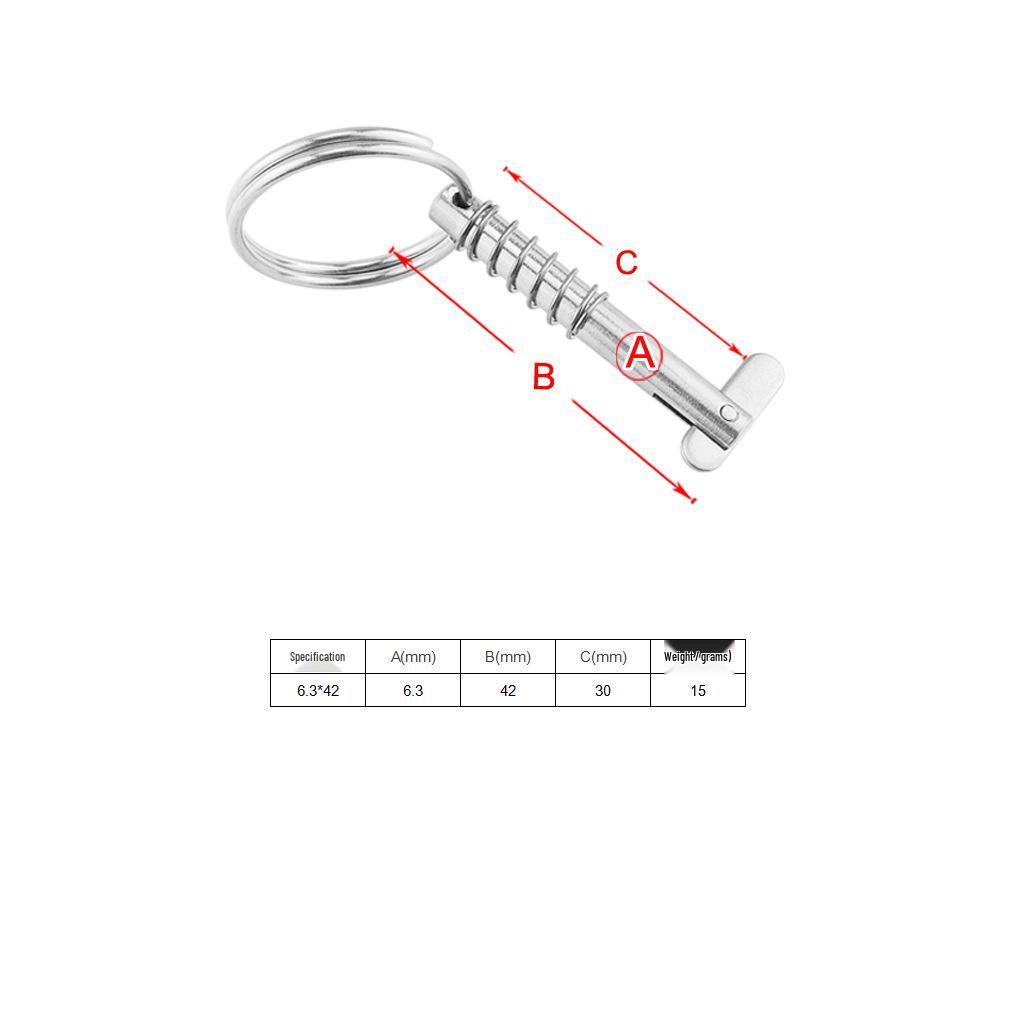 316 Edelstahl-Schnellverschluss-Sicherungsstift für Yachtzubehör
