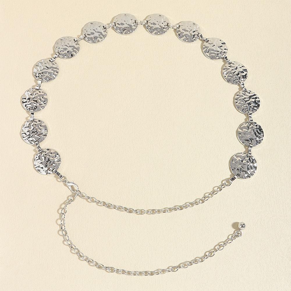 Luxury Style Punk Waist Chain Versatile Metal Waist Chain Fashion Dress Waist Chain