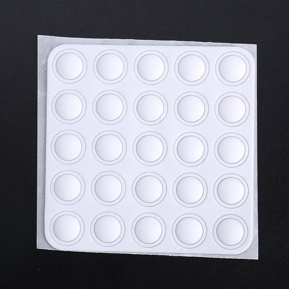 1 x 25Pcs Nail Color Button UV Gel Polish Display Label Sticker Adhesive Paster