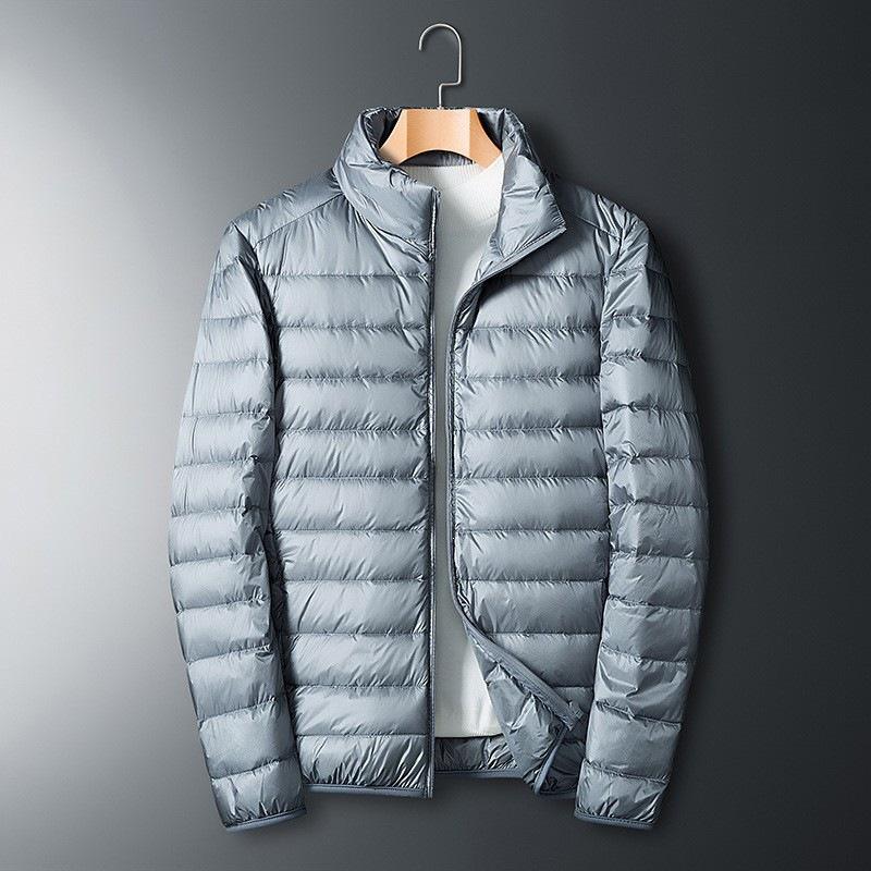 2024 Herren Stehkragen Leichte Warme Daunenjacke - Herbst Winter Freizeit Paarkleidung