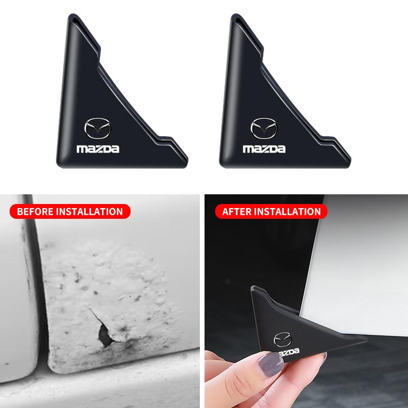 New Car Door Corner Protection Decals Stickers for Mazda 3 Mazda6 Premacy Logo Axela Atenza CX4 CX3 CX7 CX5 CX9 CX30 RX8 RX7 RX5 h3