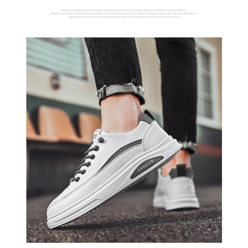 Men S White Casual Summer Sports Board Shoes Fashion Sneakers