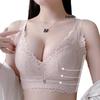 "New Style Red Underwear: Wireless Bra with Side Support and Medium Thick Cups"