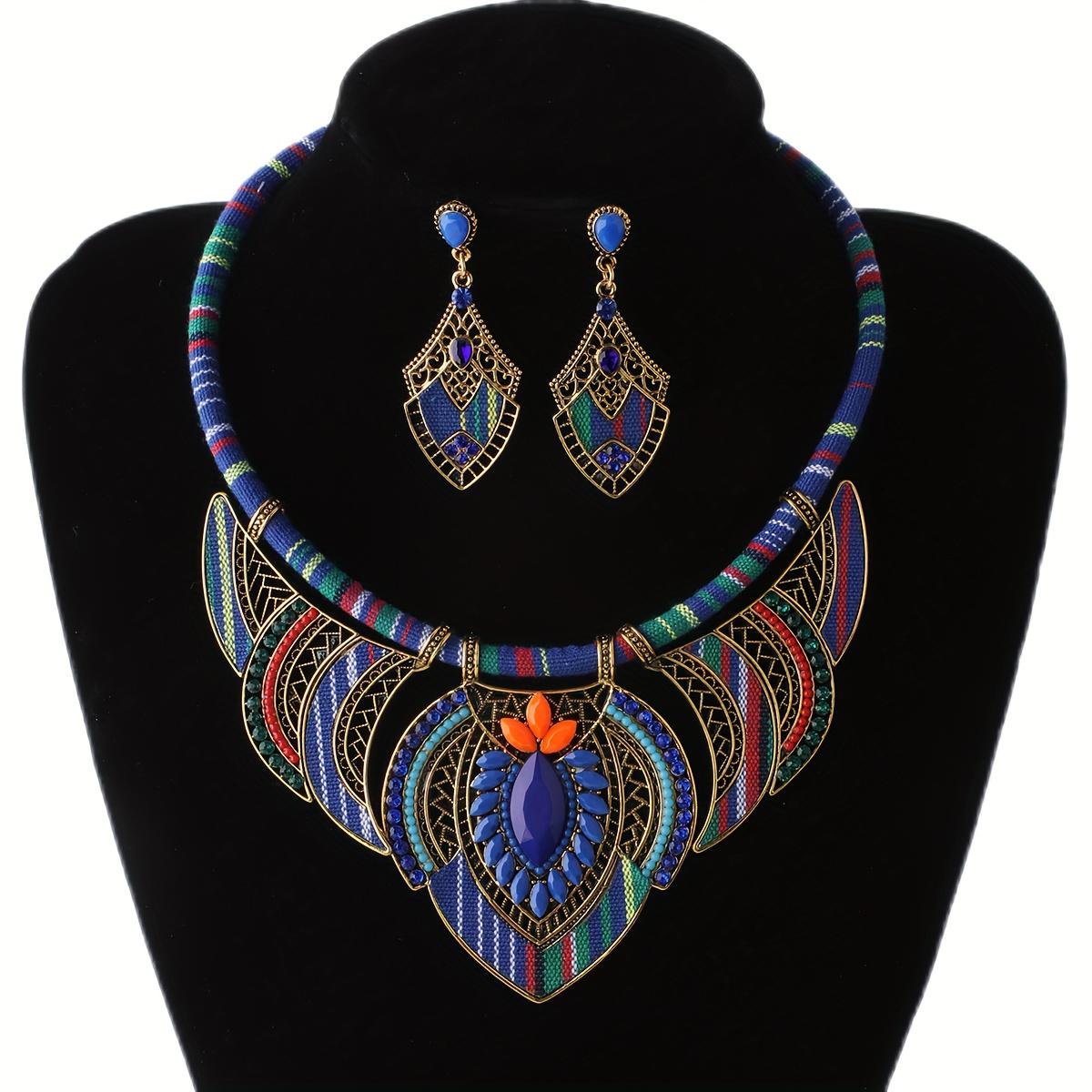 

Главная Ювелирные изделия и аксессуары Женские украшения Богемное ожерелье Серьги .. разноцветный