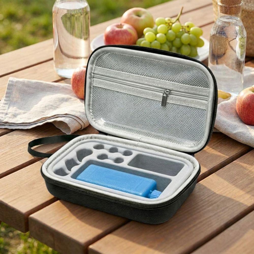 Dust-proof Insulin Vial Storage Case Waterproof Essential Oils Carrying Box Pill Storage