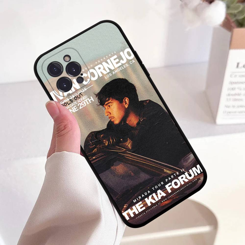 I-Ivan Cornejo Rapper Black Matte Phone Case For iphone 17 Air 16 15 14 13 12 11 Pro Max Plus Back Cover TPU Soft Case