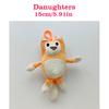 1-4Pcs Hot Blueyed Dog Bingo Family 15-28Cm Plush Toy Cartoon Dog Soft Stuffed Animals Dolls Birthday Gifts Family Blue