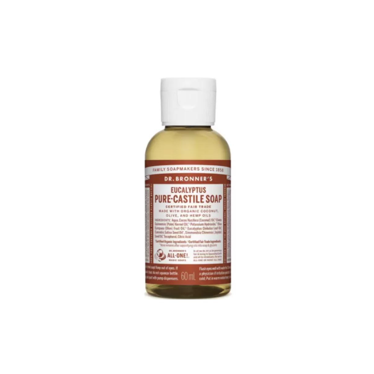 

[Dr.Bronner s] Pure-Castile Soap 60мл 12 ароматів 60ml прозорий