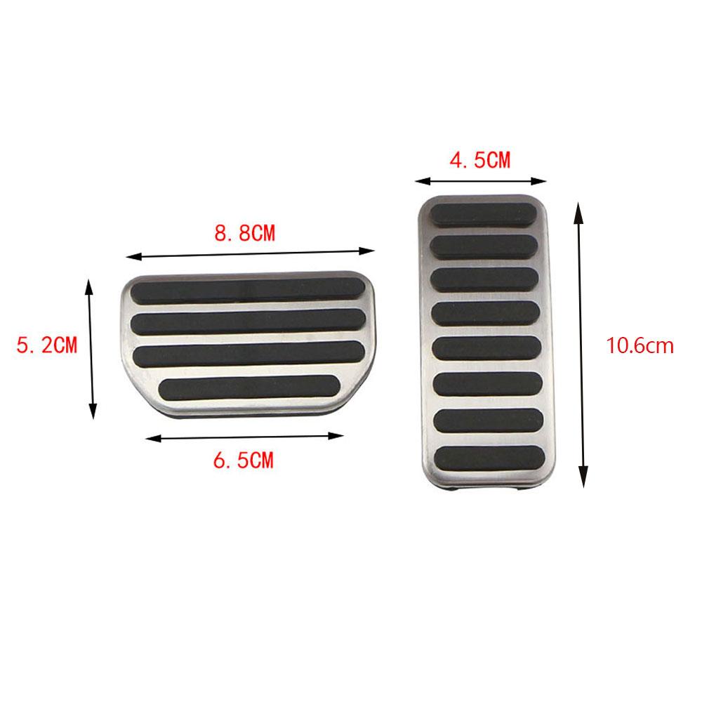 

Чехлы на педали газового тормоза автомобиля из нержавеющей стали для Suzuki SX4 Aerio Ciaz Vitara S-Cross Splash Ignis Kizashi Sidekick small pedal cover