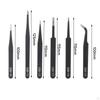 6 Pieces Craft Tweezers Set Precision Nail Decor High Industrial