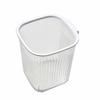 Plastic Trash Basket Thicken Dustbin Washable Transparent Trash Can  Toilet