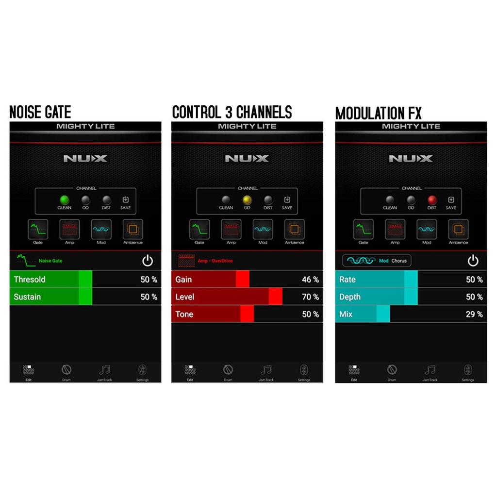 NUX Mighty Lite BT NMLBT Mini Modeling Amplifier