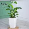 Easy Access Plant Pot Self-Watering with Drainage Holes Automatic Watering Weather-resistant Planter Flowerpot Water Storage for Indoor Outdoor Plants