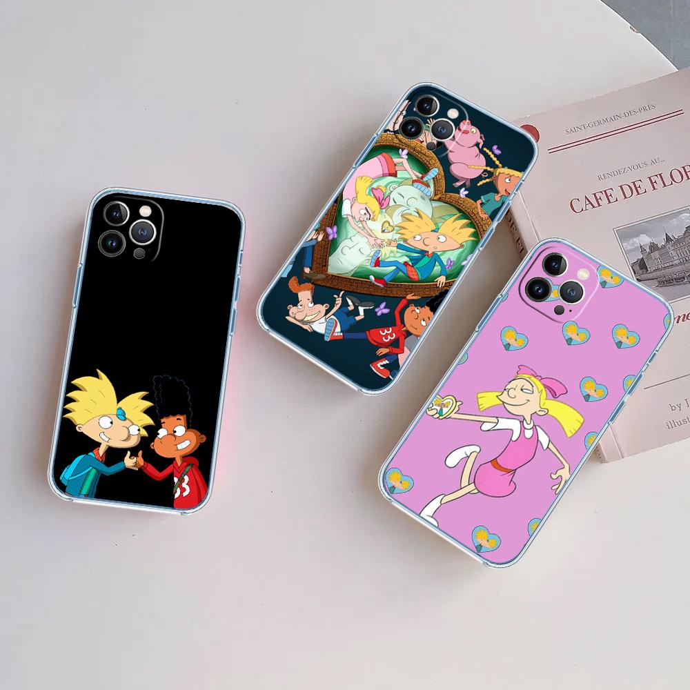 S-Special Art Hey A-Arnold Transparent Phone Case for Motorola Moto G7 G8 G9 G84 G85 G73 G24 G15 Z2 Play Power Plus