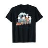 Endo Omame Shimaenaga Bird & Train Retro T-Shirt - Hokkaido Illustration Art