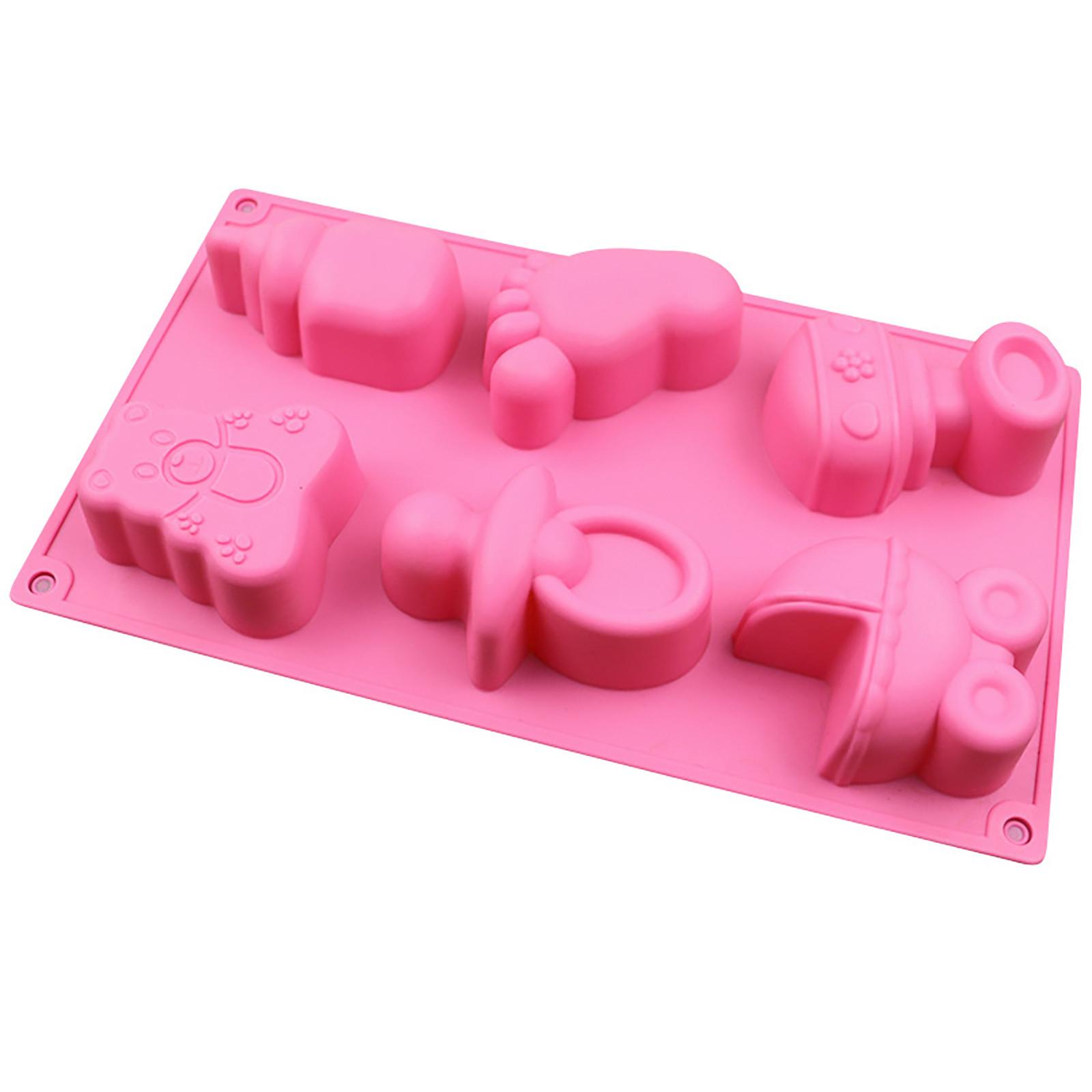 

Шоколад 6 с соской и ножками Детская серия Мультяшный силиконовый торт