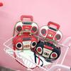Personalized Creative Tape Recorder Bag Portable 2025 New Fashion Women's Bag Oblique Span Contrasting Color Bag