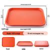 Rectangular Plastic Commercial Cafeteria Tray