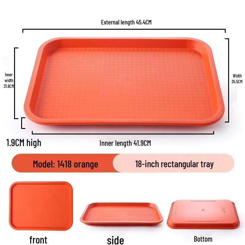 

Rectangular Plastic Fast Food Tray