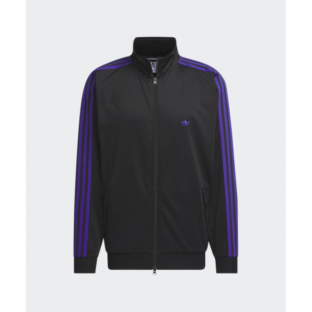 Adidas Bb Track Top   Black  Purple Iz4923
