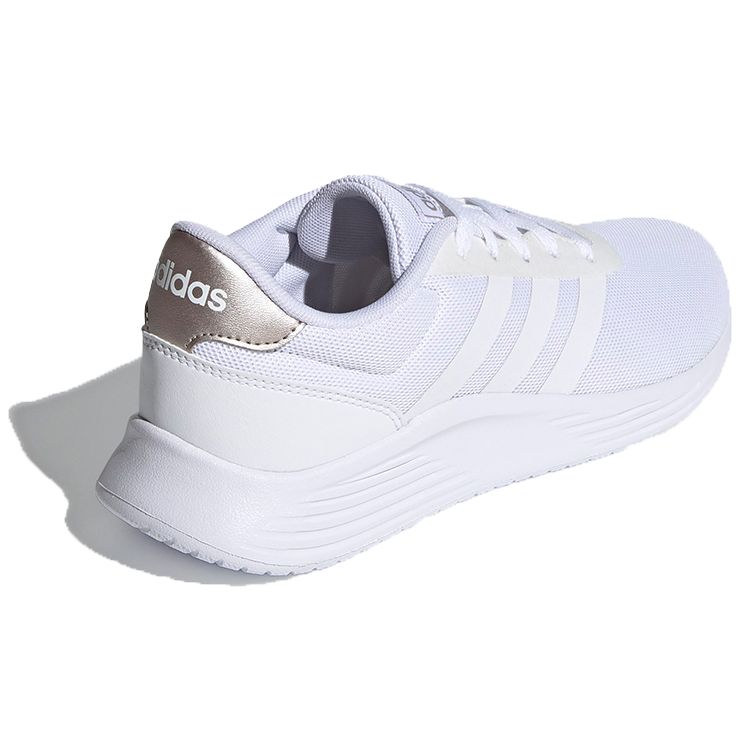 Adidas Lite Racer 2.0 Weiß Champagner Metallic Damen Sneakers Grau-Zwei Wolken-Weiß FZ0384
