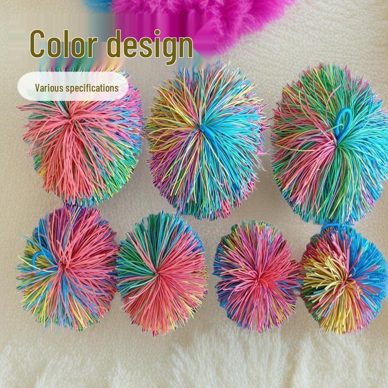 Colorful Durable Rubber Shuttlecock for Kids and Beginners