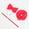 Erotica Sm Props Fox Lady Erotica Set Fox Hairband Tail Anal Plug Cat Collar Three Piece Set