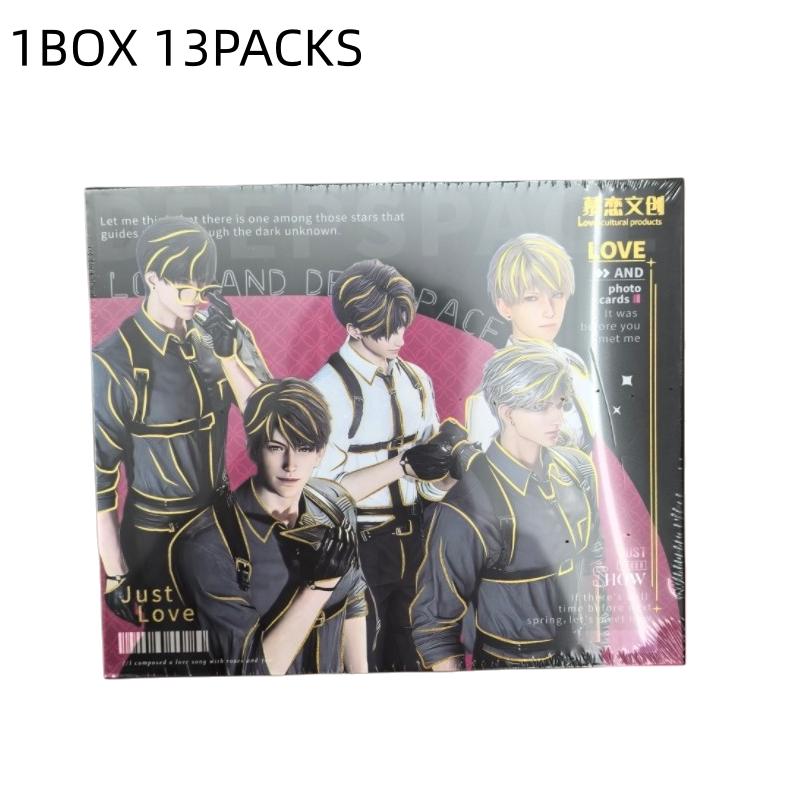 New Love and Deep Space Love Cultural Creation Card First Play Anime Male God Series Anime Peripheral Card Collection Gifts