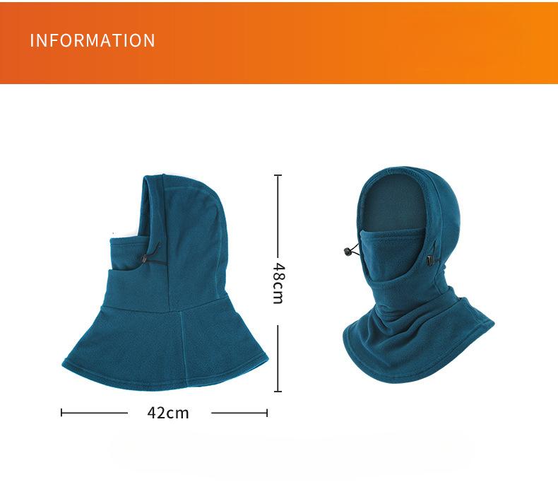 Șapcă Two-in-One Outdoor Riding, rezistentă la vânt și reglabilă caldă, în pachete de două