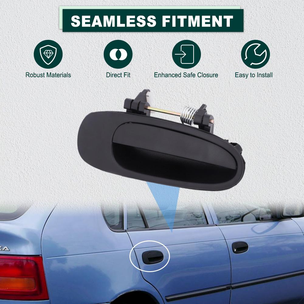 Left Right Exterior Outside Door Handle for Toyota Corolla Geo Prizm 1993-1997 RAV4 1996-1997 Left Hand Drive 69220-12170