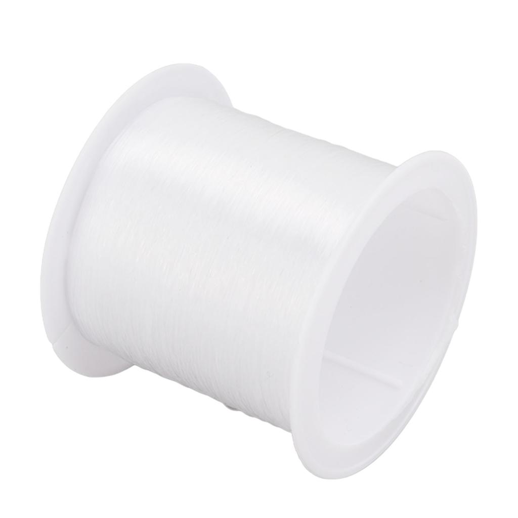 1 Roll Clear Nylon String Cord 0.2mm   142yd Nylon Thread for Aquarium Landscaping Jewelry Bracelet Making