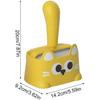 Pet Hair Remover Roller for Cats and Dogs with Base Quick Hair Removal for Sofa Furniture Clothes Yellow