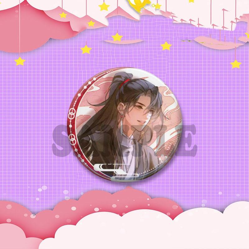 BL Anime Peripheral Coin Brooch Mo Dao Zu Shi Lan Wangji Wei Wuxian Enamel Pins Backpack Clothing Jewelry Badge Accessories Gift