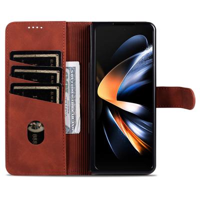 AZNS Pentru Samsung Galaxy Z Fold6 5G Husa PC Interior Piele PU Husa Telefon Portofel