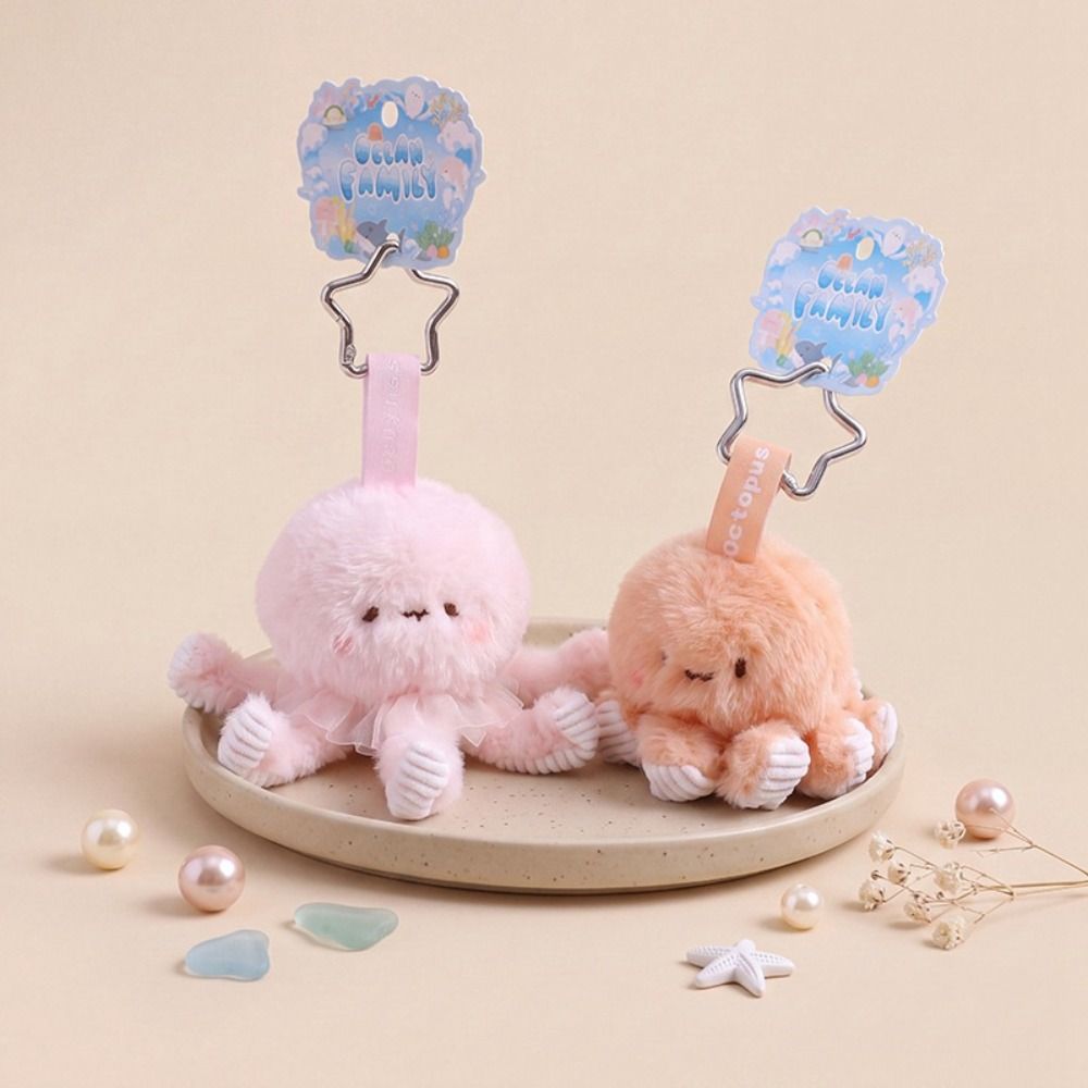 Soft Plushie Shark Seal Keychain Stuffed Animal Turtle Keychain Ocean Animal Plush Backpack