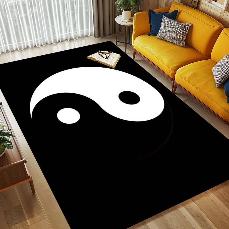 Yin Yang Living Room Nonslip Area Rug Soft Carpet For Bedroom Game Playroom Sofa Office Home Decor Doormat Christmas Gift C9301828