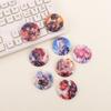 Genshin Impact Tinplate Brooch Set: Keqing, Xiao, Hu Tao, Klee, Kazuha - Cute Character Button Pendant Collection