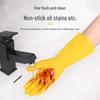 Durable Waterproof Latex Rubber Gloves for Dishwashing & Household Use