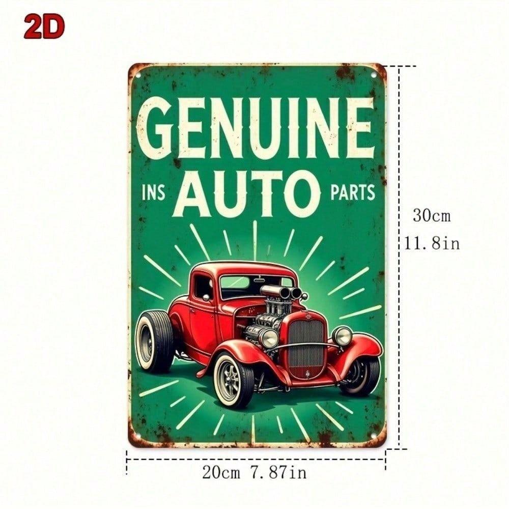 Vintage Metallwandkunst Poster Retro Dekor für Bar