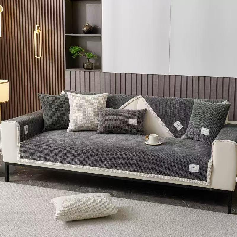 Подушка для дивана Противоскользящий чехол Роскошный плед для дивана Универсальная подкладка на сиденье Для осенне-зимнего использования Всесезонное использование Уютный коврик для дивана 70 x 70cm 1280₽