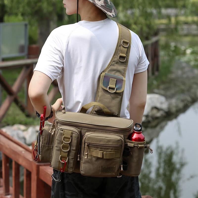 Men's Outdoor Tactical Fishing Shoulder Crossbody Bag