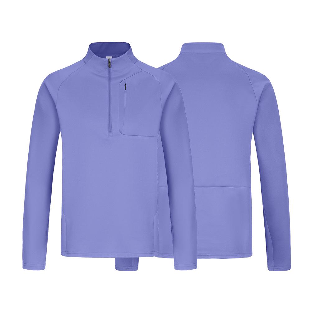 

Мужской спортивный топ Di Jia на молнии до середины, быстросохнущий: Модная одежда для велоспорта на открытом воздухе, бега и фитнеса 4XL серый/дым