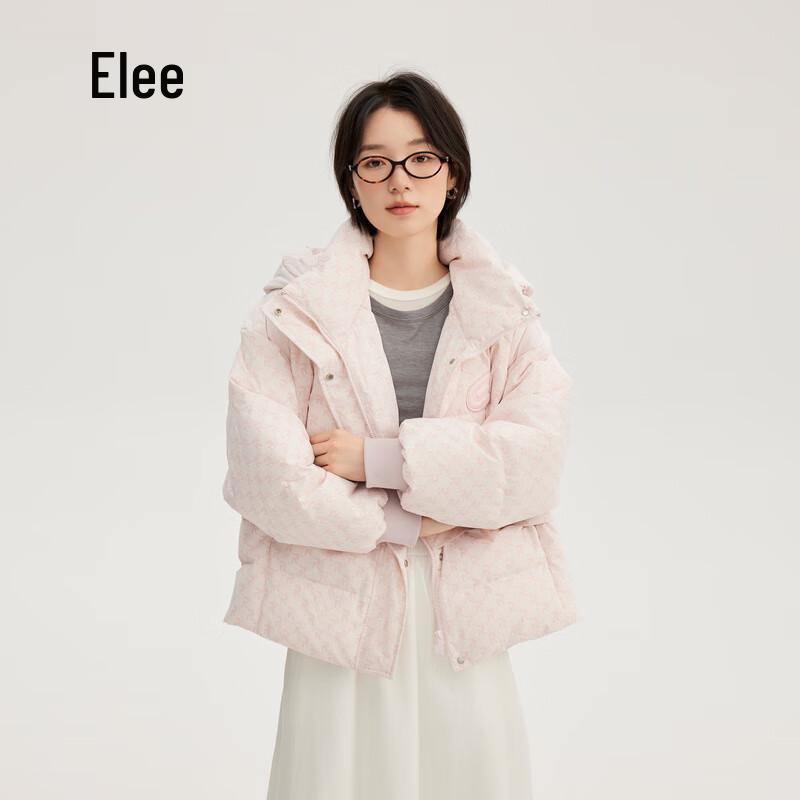 Aileiyi Fashion Spliced Short Down Jacket