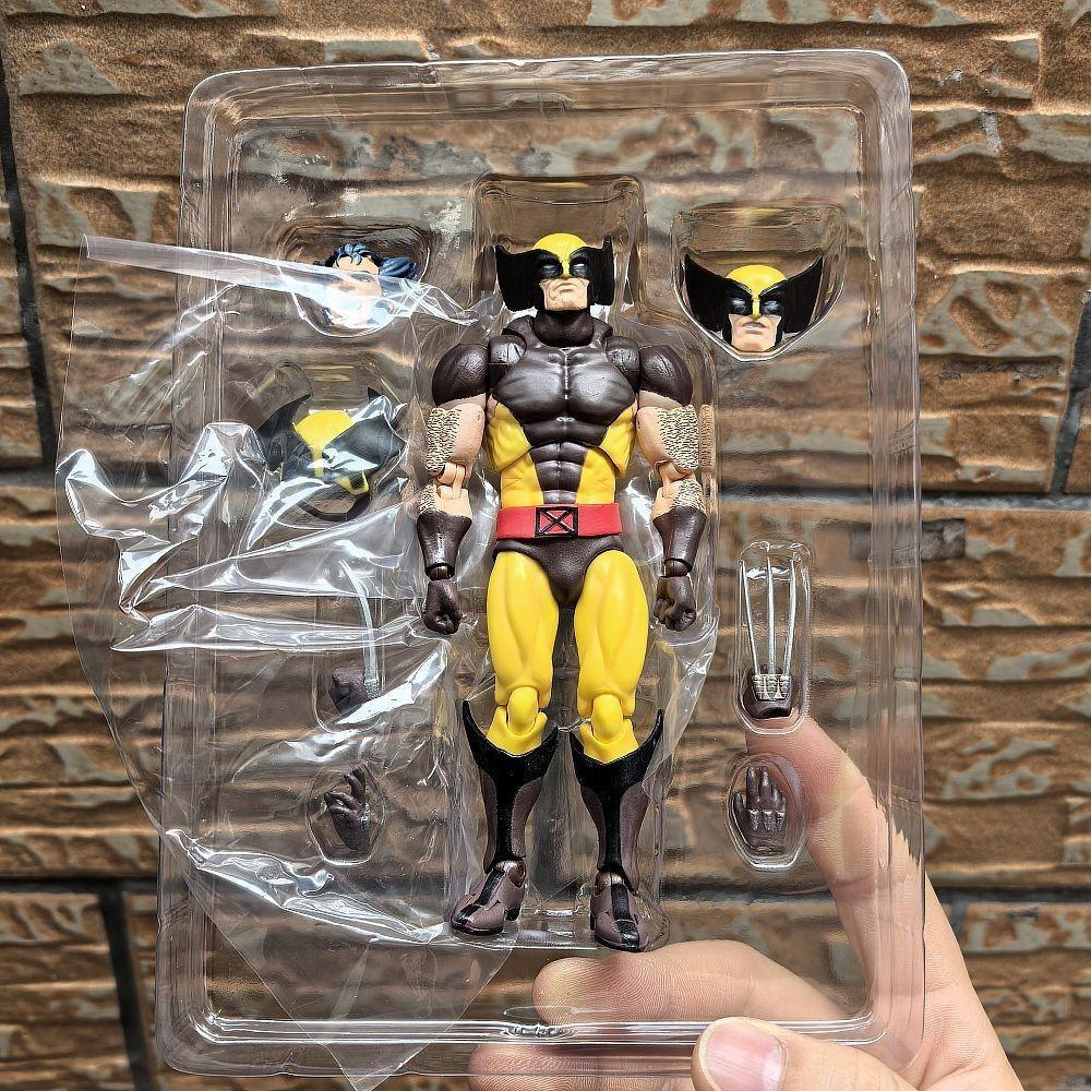 Xmen Mafex Wolverine Pvc Action Figure With Articulated Joints For Collectors